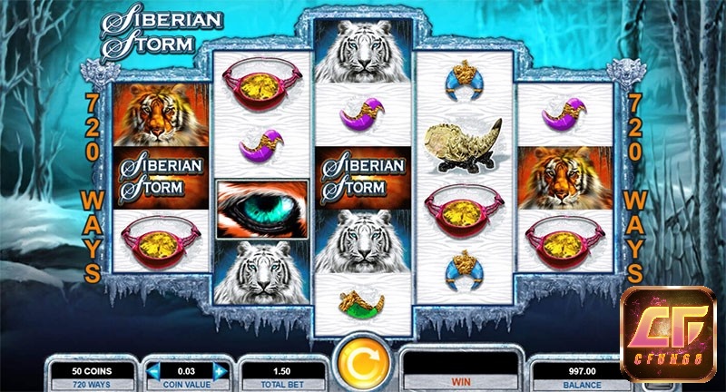 Siberian Storm là một slot game lấy chủ đề Siberia lạnh giá hấp dẫn