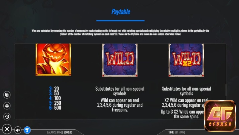 Biểu tượng WILD trong slot chủ đề Halloween này