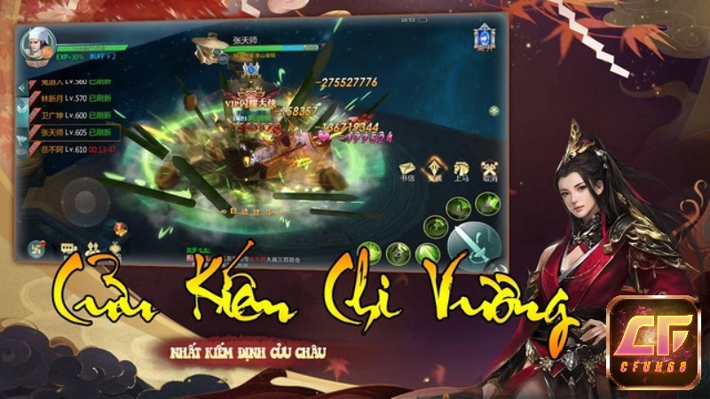 Game kiếm hiệp trên Mobile Cửu Kiếm Chi Vương