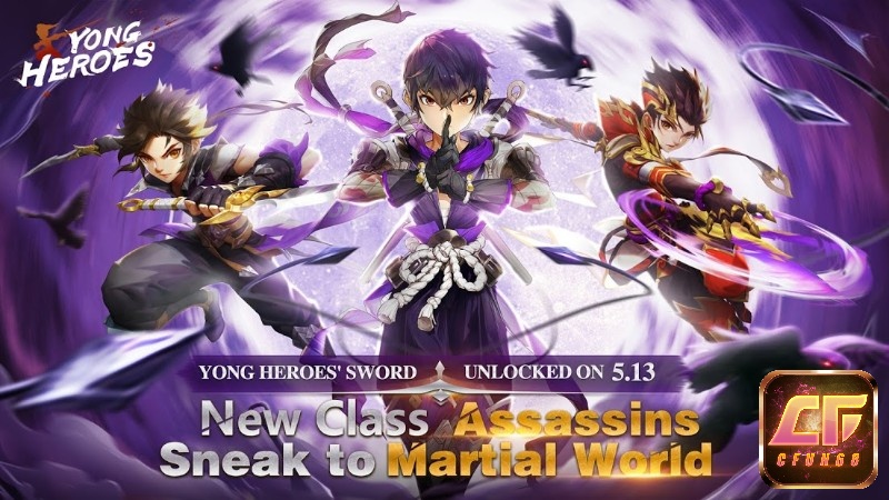 Bạn sẽ lựa chọn khám phá nhiều nhân vật đa dạng và mạnh mẽ trong Yong Heroes