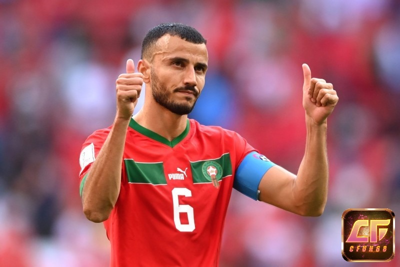 Saiss là cầu thủ kiên cường nhất của Maroc tại vòng chung kết World Cup