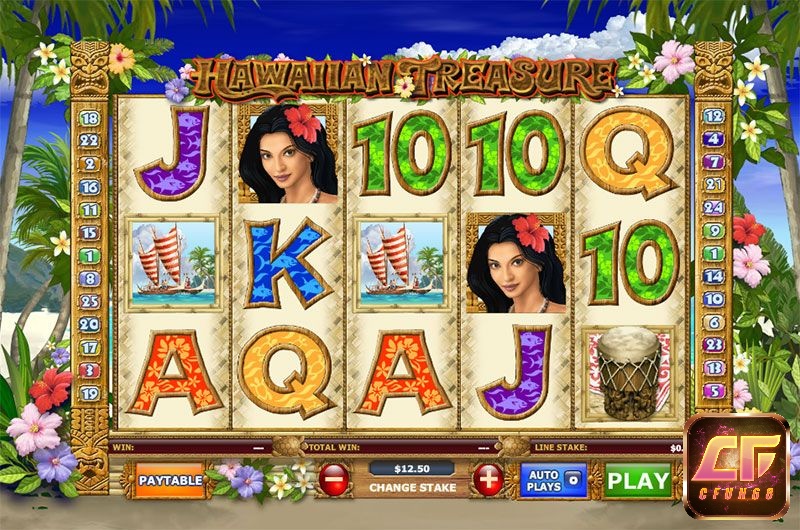 Cách chơi game slot Hawaiian Treasure cực đơn giản