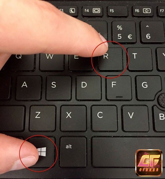 Windows Key + R giúp mở hộp thoại RUN