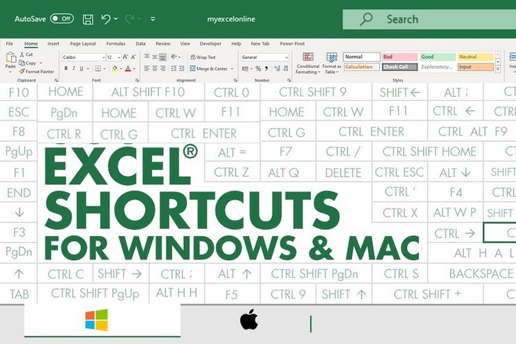 Các phím tắt trong Excel cơ bản đầy đủ và hữu ích nhất