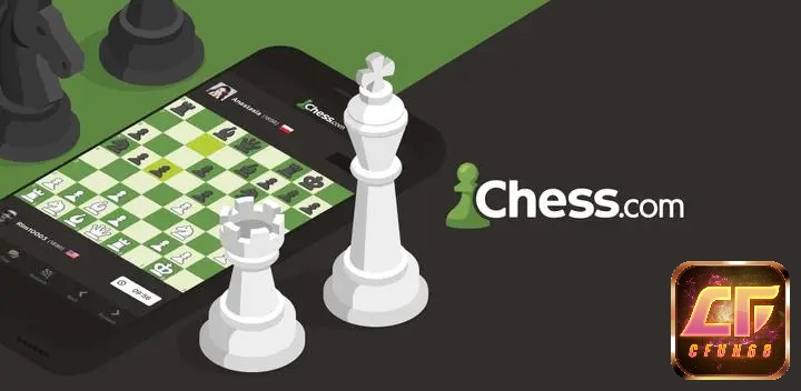 Trong các game cờ điện thoại phổ biến nhất phải kể đến Chess.com