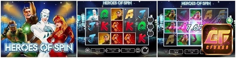 Heroes of Spin Jackpot - Phiêu lưu hấp dẫn cơ hội thưởng lớn