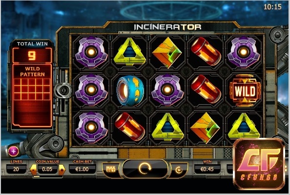Incinerator: Slot Yggdrasil với chủ đề về không gian