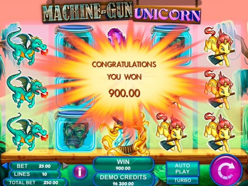 Biểu tưởng chiến thắng của Machine Gun Unicorn