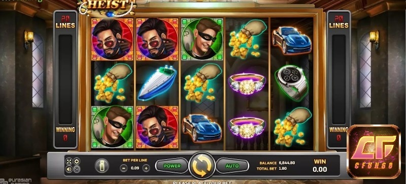 Heist slot: Tham gia vào kế hoạch trộm cắp đầy thú vị