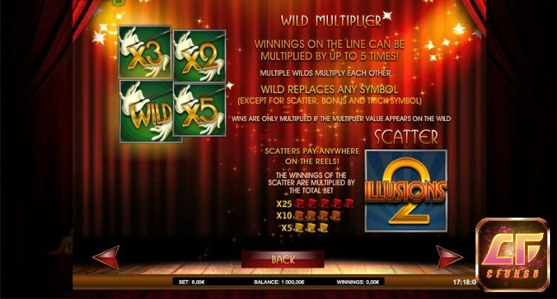 Biểu tượng Wild Multiplier sẽ đi kèm với hệ số nhân lên tới 5x