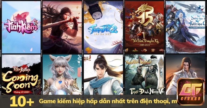 Game kiếm hiệp mobile: Top 5 trò chơi hấp dẫn nhất hiện nay