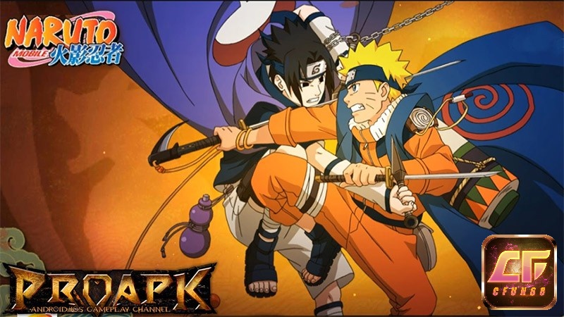 Các nhân vật của game Naruto rất đa dạng