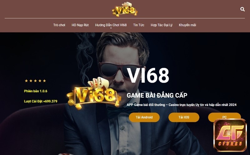 Vi68 - Cổng game trực tuyến cá cược uy tín, đa dạng và hấp dẫn